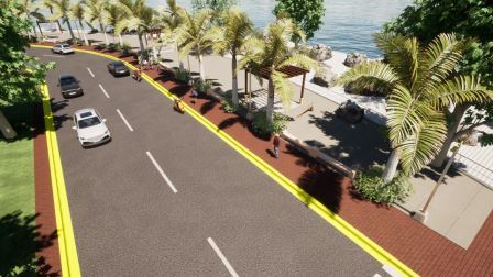 Por un valor de 5 millones de pesos se construye Malecon de Manzanillo