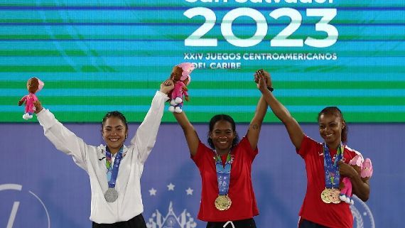 Las pesistas Pirón y Ortiz consiguen los primeros oros para República Dominicana